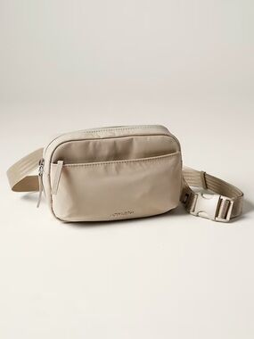 Athleta Beige crossbody belt bag
